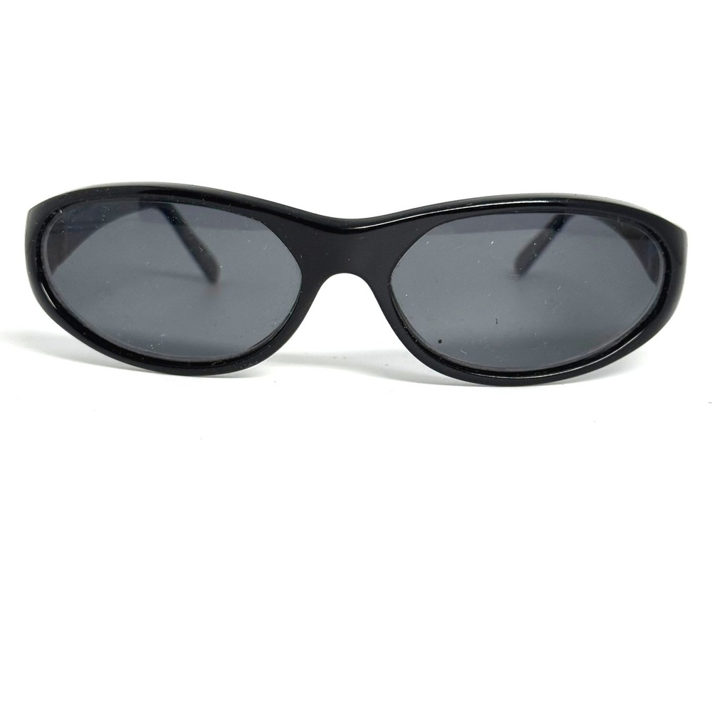 Ray-Ban Black Oval Wrap Sunglasses with Grey Lenses 24578